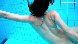 Horny Czech teen strips naked to flaunt her sexy body outdoors