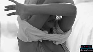 Hannah Claydon and Sabrina Nichole Stripping!