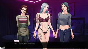 complete gameplay in our red string part 19, that whore is bent over for anal