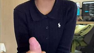 fuck your 18yo asian schoolmate before her parents come back home in a close-up view.