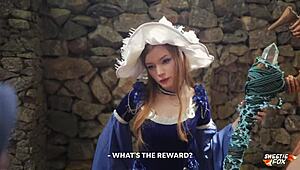 Just another wild D&D cosplay adventure with golden rain