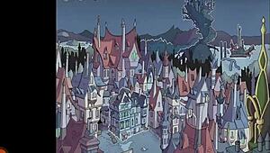 Witch hunter fights monster