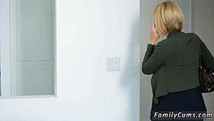 I, uh, got a hard-on with stepmom and teen stepdaughter first time, ya know!