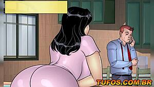 Unwanted guest, horny father-in-law, in gay erotic encounter.