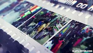 Sweet Athena Fleurs Strips Naked in Office for Officer Mike's Game