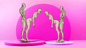 Hey, check these anime twins banging hot girls! 🔥💥