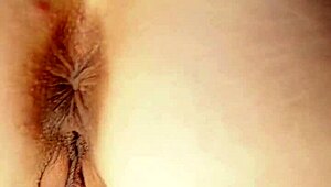 Perfect ass girl gets cum in her tight asshole