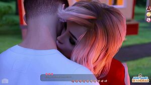 ep18 eve caught stroking in shower - helping the hotties