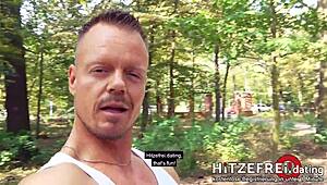 Hell Yeah! Random Dude Bodo Slams Milf Slut Jana Schwarz in Public Park!