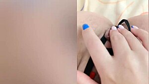 Petite College Girl Fingers Tight Shaved Pussy to Orgasm