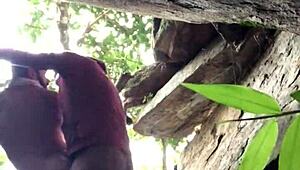 Yo, nothing beats raw sex on the beach with hairy ass!