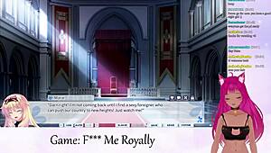 Vtuber Lewdneko Plays F Me Royally Part 1