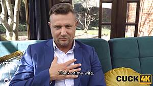 Cuck4k Story Unfolds as Wife Gets Taken in Homemade Russian Tape