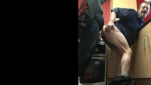 girl fucks small 18+ cock with strapon in homemade gay scene