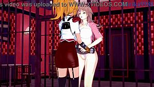 i watch sagiri, setsuko, and excellen in intense lesbian play