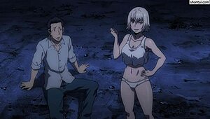 i love watching this killing bites anime compilation with intense orgasms
