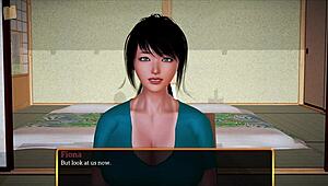 Wow! Family game turns into action with big tits!