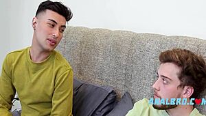 Gay Twinks in Hardcore Family Blowjob Sucking Each Other's Dicks