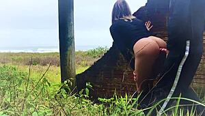 The Milf Didnt Expect A Public Anal Creampie!