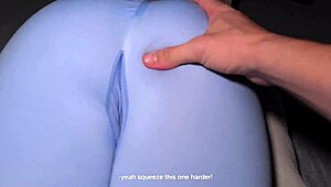 Rub my big pussy lips, just a massage with stepsister