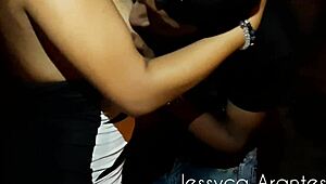 Jessyca Arantes Enjoys A Playful Street Encounter