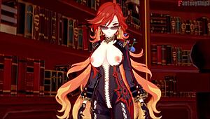 Mavuika sucking and fucking in jean's office free pov genshin impact full fantasyking3