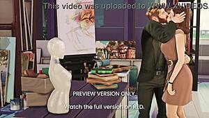 i’m obsessed with peggy and steve in naughty 3d hentai preview