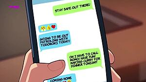 i casually asked my stepbrother to cum inside my wet pussy in this cartoon hentai scene