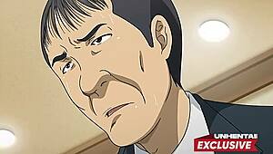 Perv Step Dad Groping His Step Daughter in Uncensored Hentai