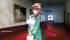 Maid-San To Boin Game Hozuki Scene 2