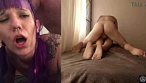 Alt submissive cries during hard anal pile driving. It’s intense with a muscular bodybuilder.