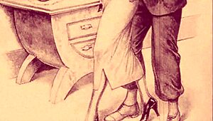 Anyone into vintage erotic art with a spicy anime twist? 😍