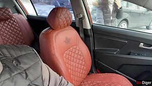 damn, risky public sex in the car with huge cum on face!