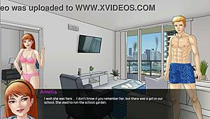 Pretty red haired lady explores zb complex in new hentai game