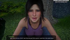 gorgeous stepsister gets her wet pussy creampied in milfy city