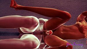 Yaoi Femboy Simon Gets Bareback Creampie in POV Japanese Hentai Scene with Cute Crossdresser