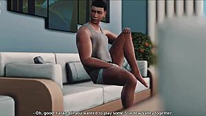 Wow, can you believe this virtual ride turns into a wild deepthroat trick?