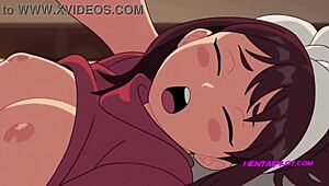 i casually asked my stepbrother to cum inside my wet pussy in this cartoon hentai scene