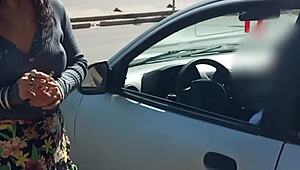 I jerked off a stranger in his car while hubby filmed