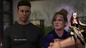 Steps of Debauchery 47 Features Intriguing Pole Dance in Brothel Outdoor Setting