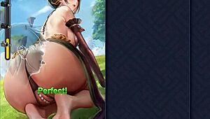 Adventure in sky island with king of kinks in anime style