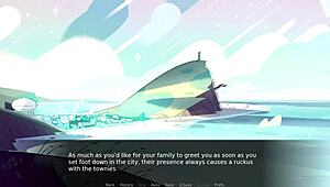 In gem blast part 1, garnet gives an amazing blowjob