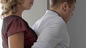 damn, cute teen takes a messy cumshot! 😜