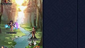 Adventure in sky island with king of kinks in anime style