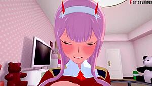 Zero Two Fucks Darling Hard In Franxx