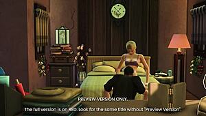 Naughty 3D hentai preview unveils wild anime action in HP AU 3.