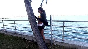 Man, Abella Johnson sucks BBC in broad daylight! 😲