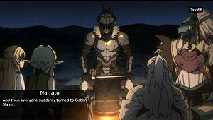 Goblin Slayer takes on femboy goblin in wild hentai anal encounter. Things get steamy fast!