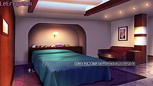 Cheating wife nodoka moans through the wall