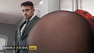 brazzers - quincy roee sneakily flashes dante & masturbates in front of him while her husbands back is turned